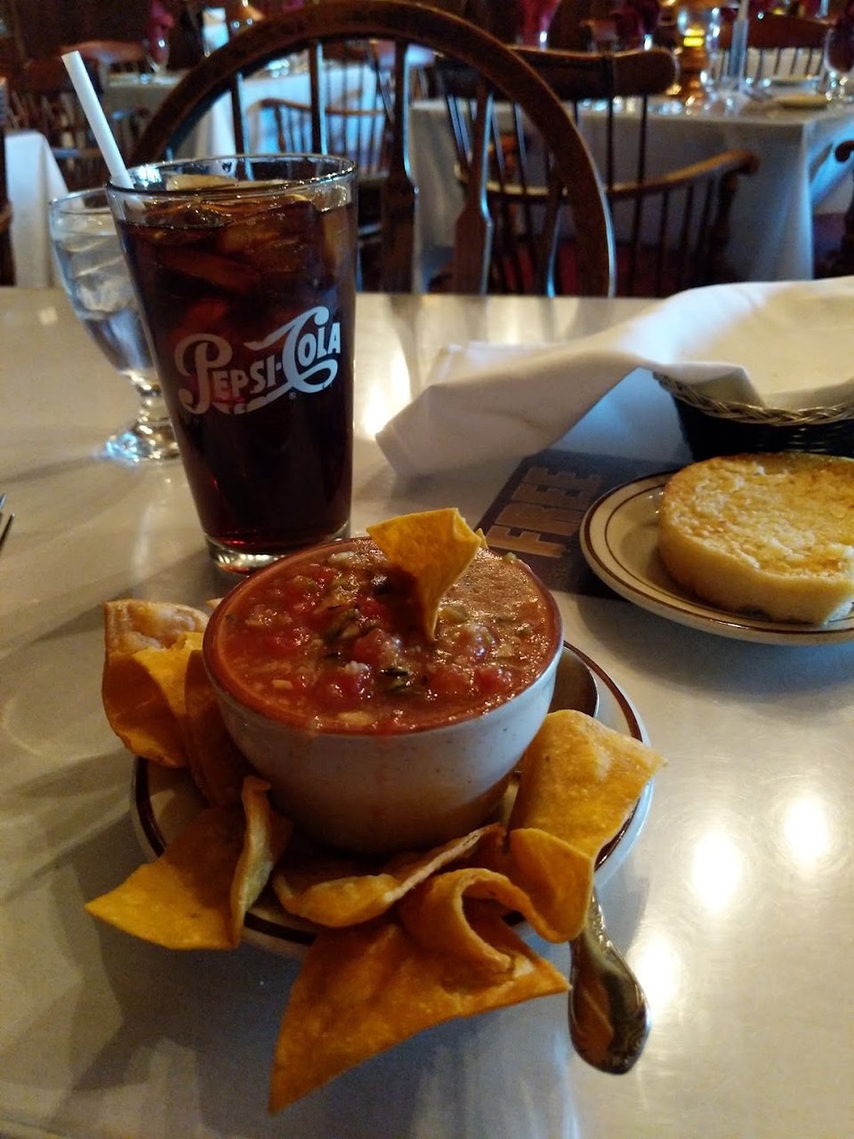 Gazpacho and Chips